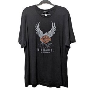 HARLEY DAVIDSON Milwaukee Wisconsin Museum Eagle Logo Tee 3XL